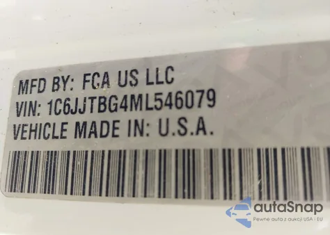 2021 Jeep Gladiator Rubicon 4X4 from USA, damaged, VIN 1C6JJTBG4ML546079